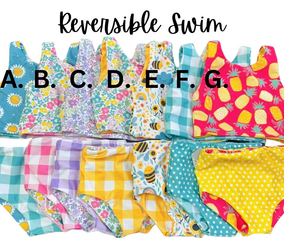 Girls Reversible Swim