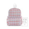 Mini Backer - Classic Plaid Red Backpack: Classic Plaid Red