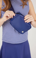 Tween Girls Tank Top, Summer Crossover Skort, Fanny Bag SET: STRIPE SKIPPER BLUE/WHITE/SKIPPER BLUE