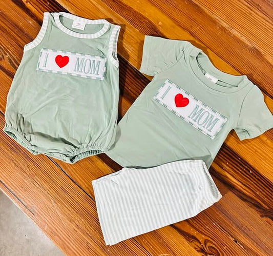 Sage I Love Mom Boy Collection
