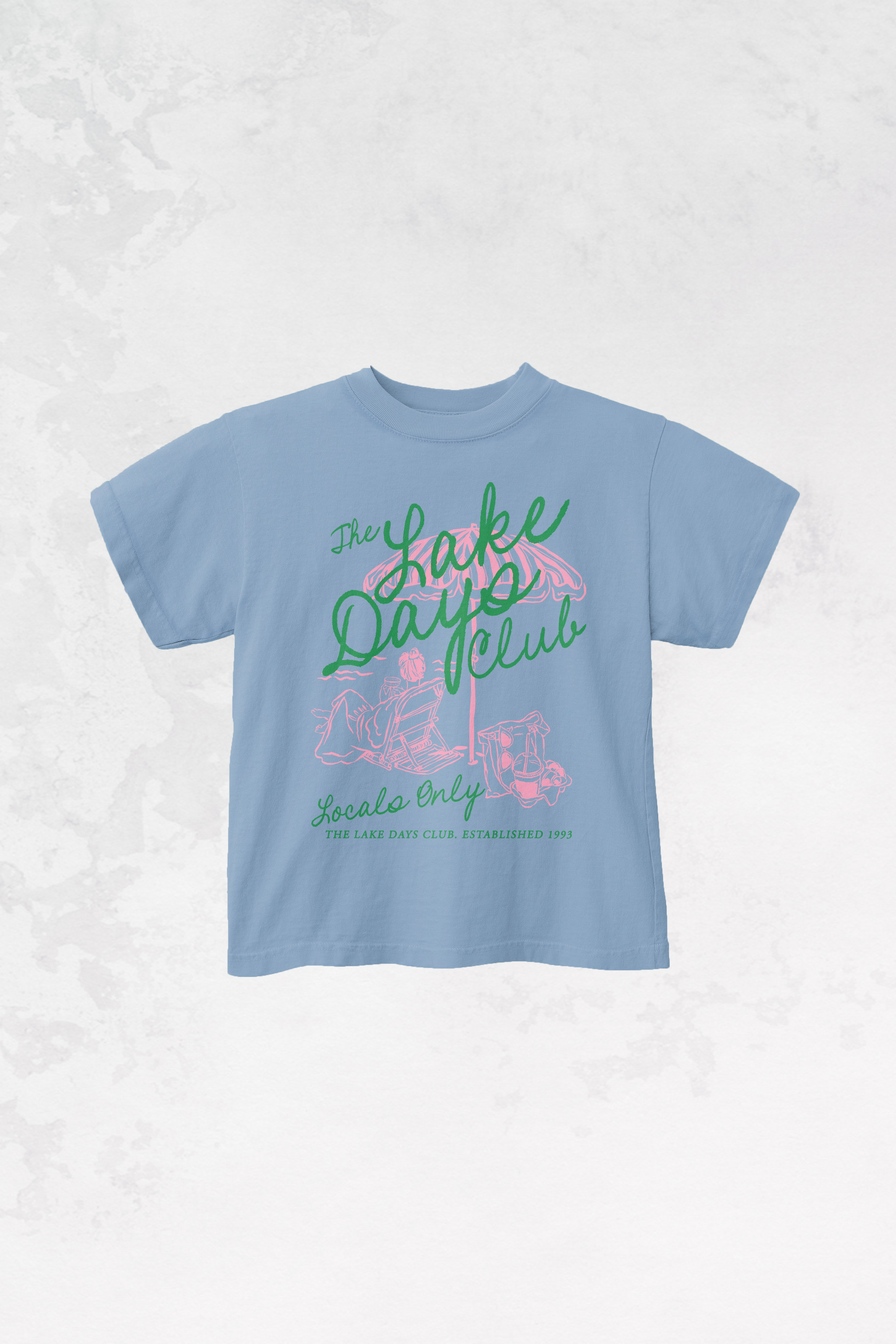 * KIDS * The Lake Days Club Boxy T-Shirt