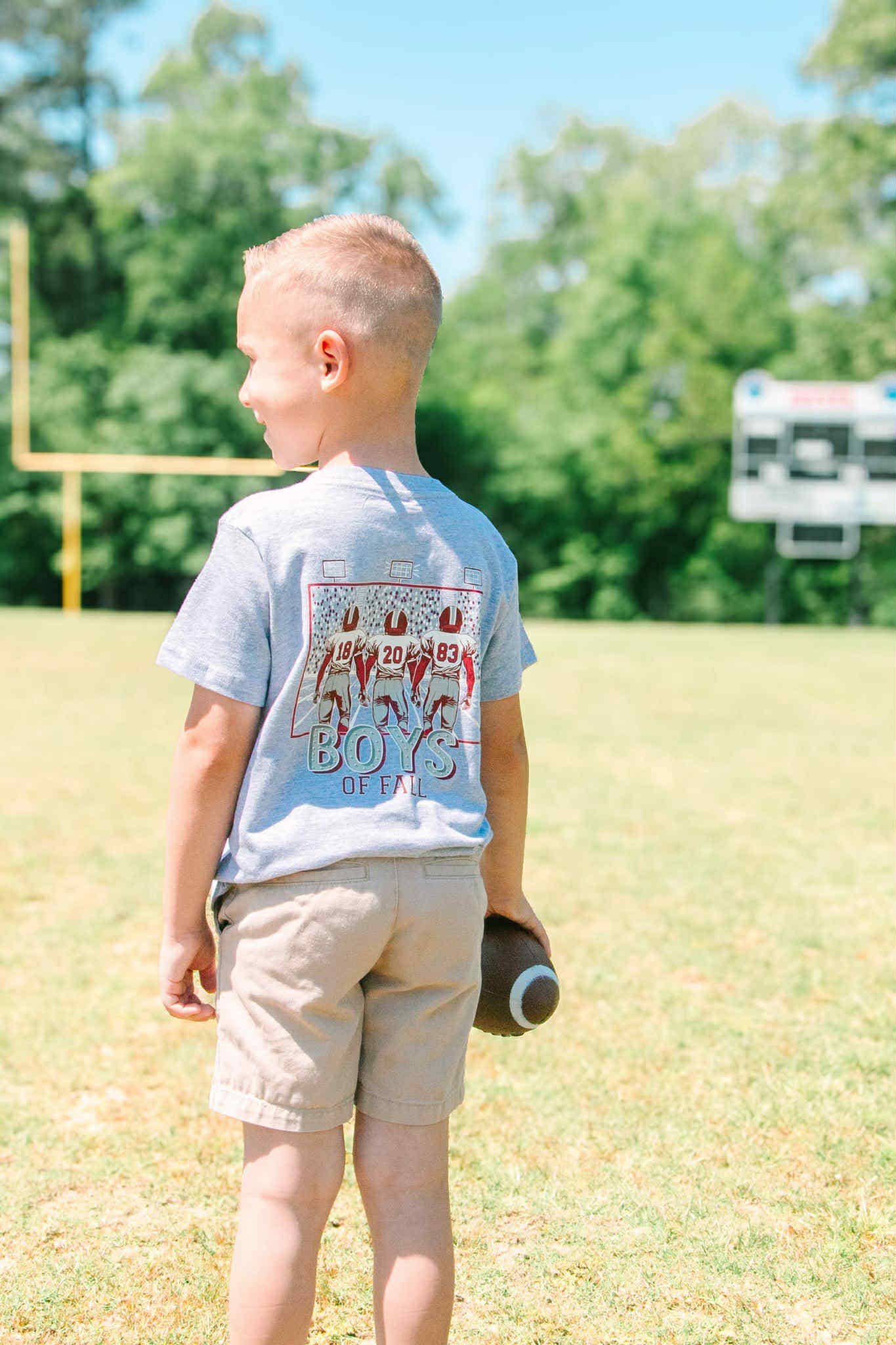 Boys of Fall Crimson Tee