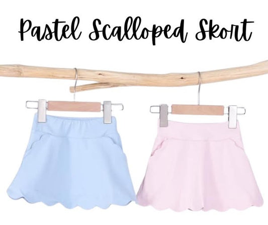 Athletic Scalloped Skort