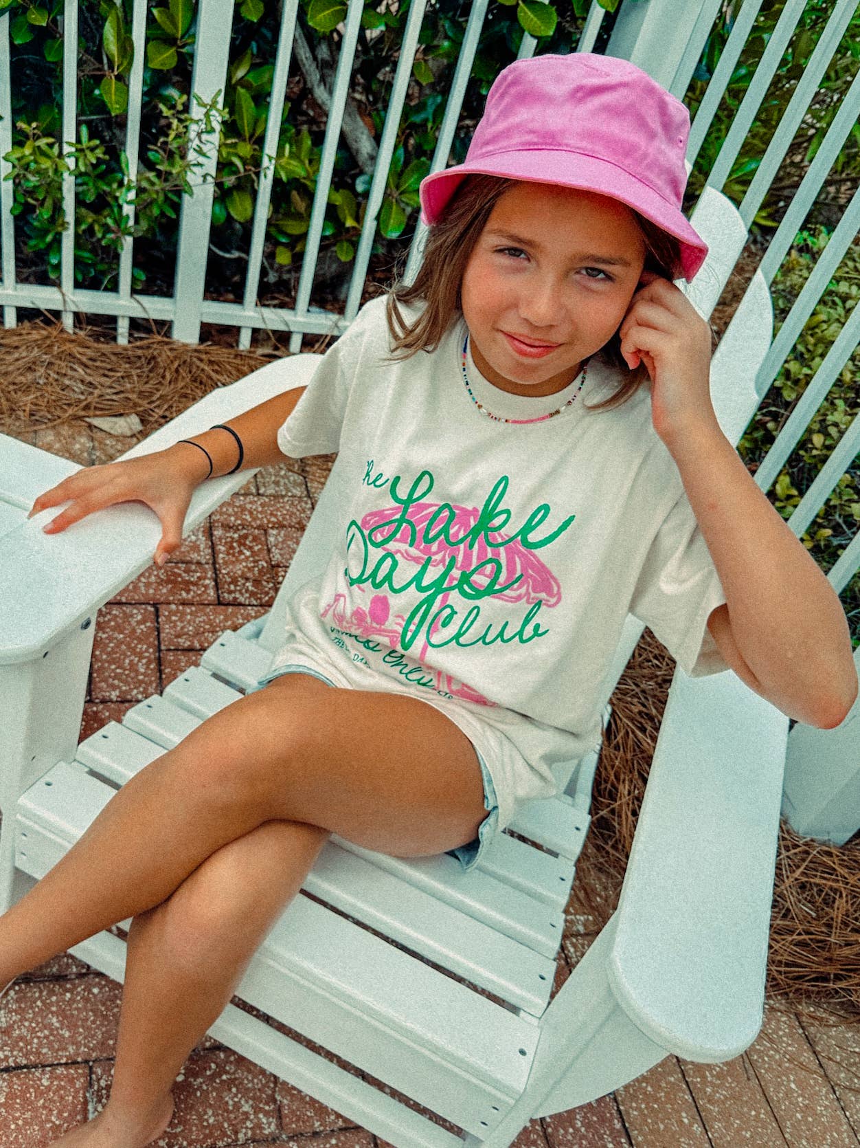 * KIDS * The Lake Days Club Boxy T-Shirt