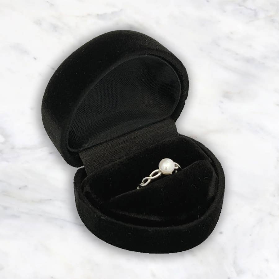 Girls Sterling Silver Freshwater Pearl Baby Ring for Kids