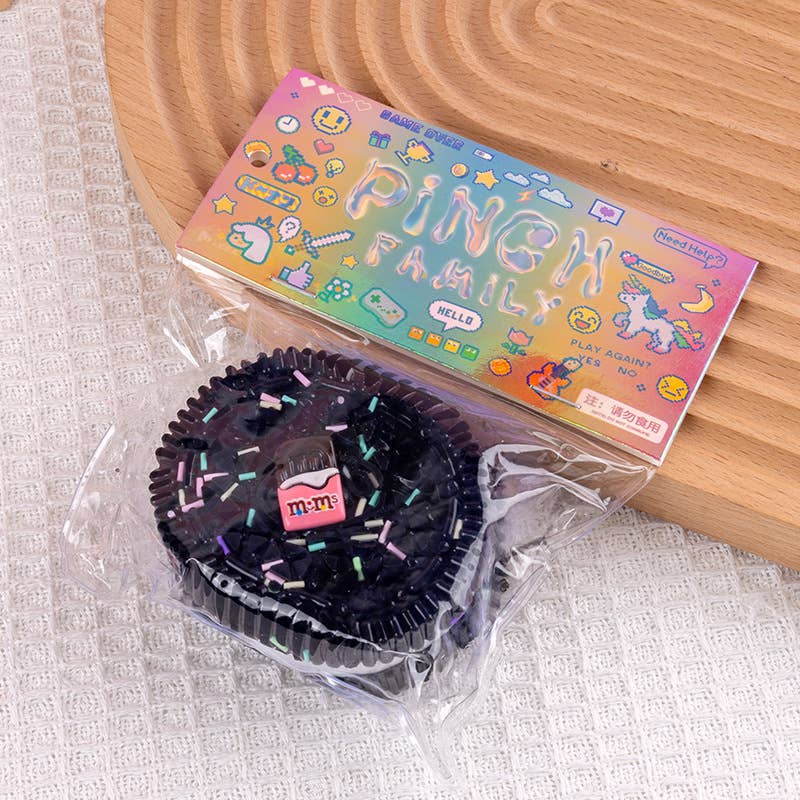 Oreo Squishi Toy Squishy Squeeze Toy Fidget Toy: 1-6.5cm