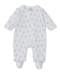 Blue Teddy Footie