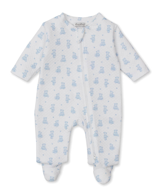 Blue Teddy Footie
