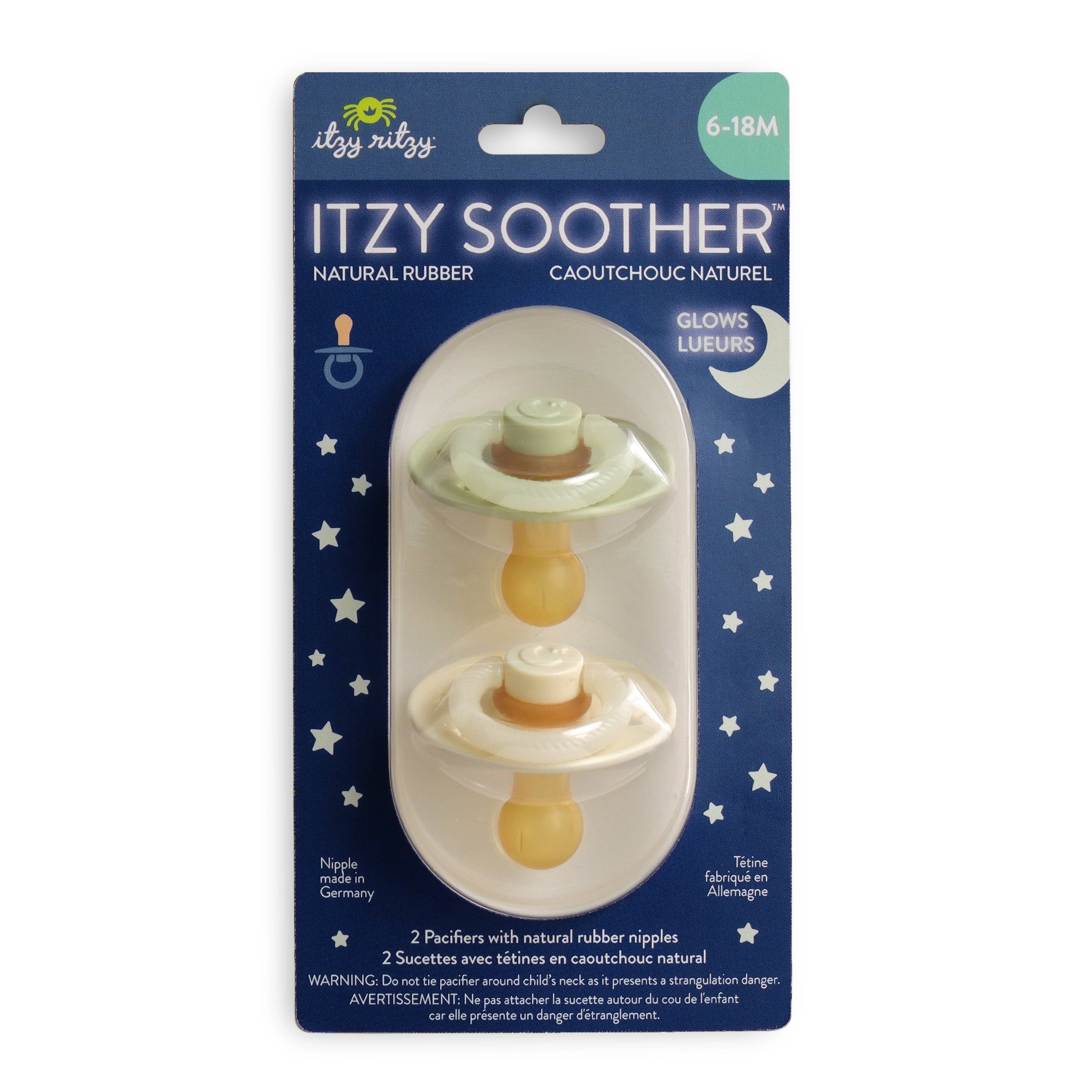 *NEW STYLES* Itzy Soother™ Natural Rubber Paci Sets: Blossom + Rosewood