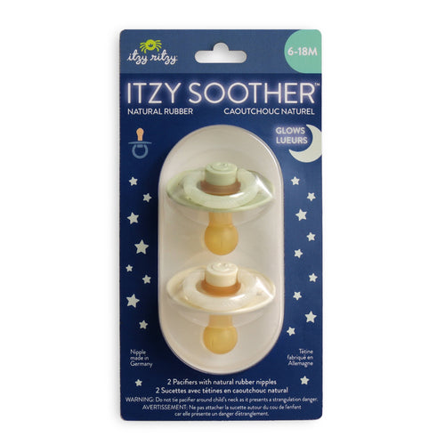 *NEW STYLES* Itzy Soother™ Natural Rubber Paci Sets: Blossom + Rosewood