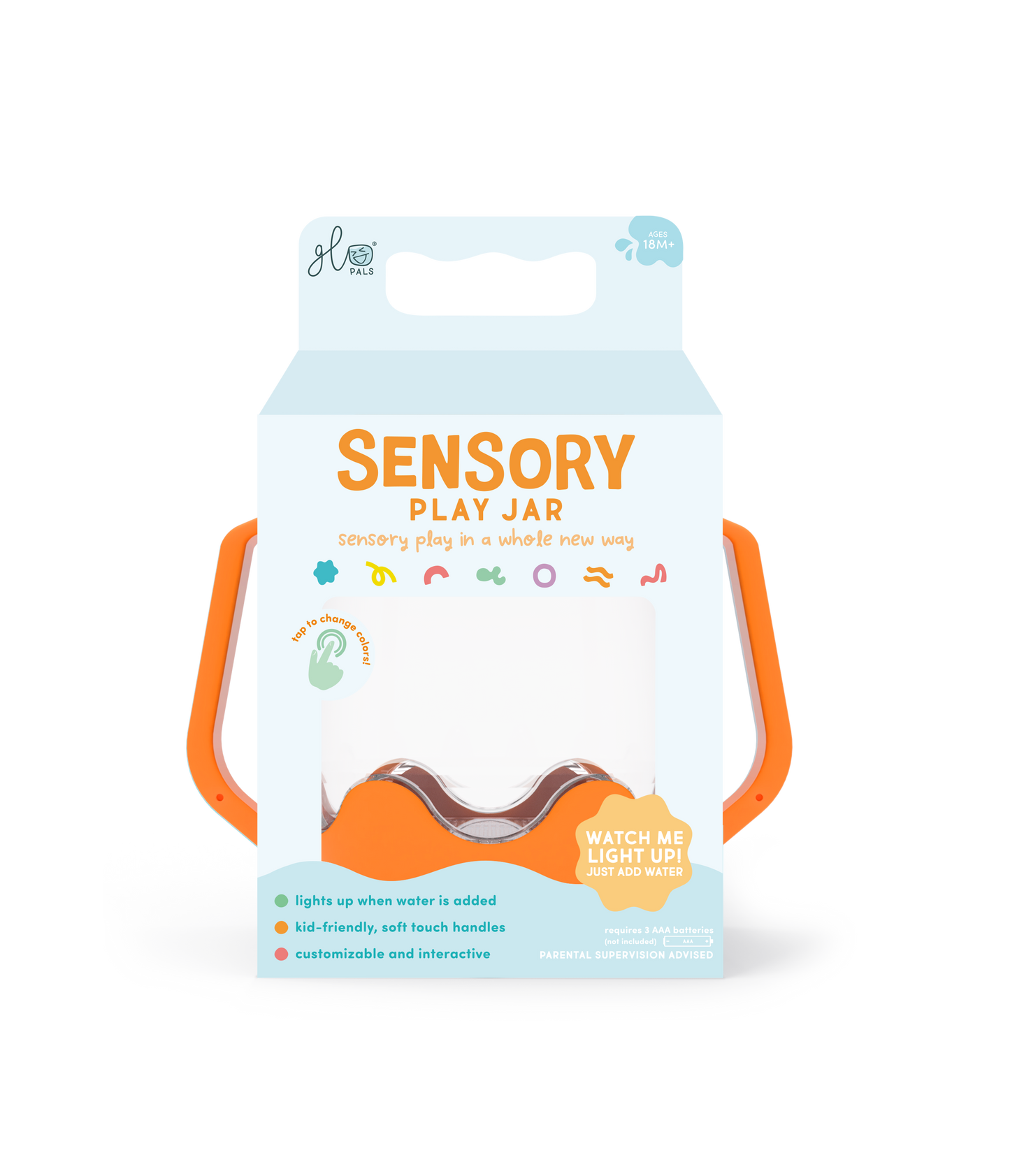 Orange Sensory Play Jar (NEW)