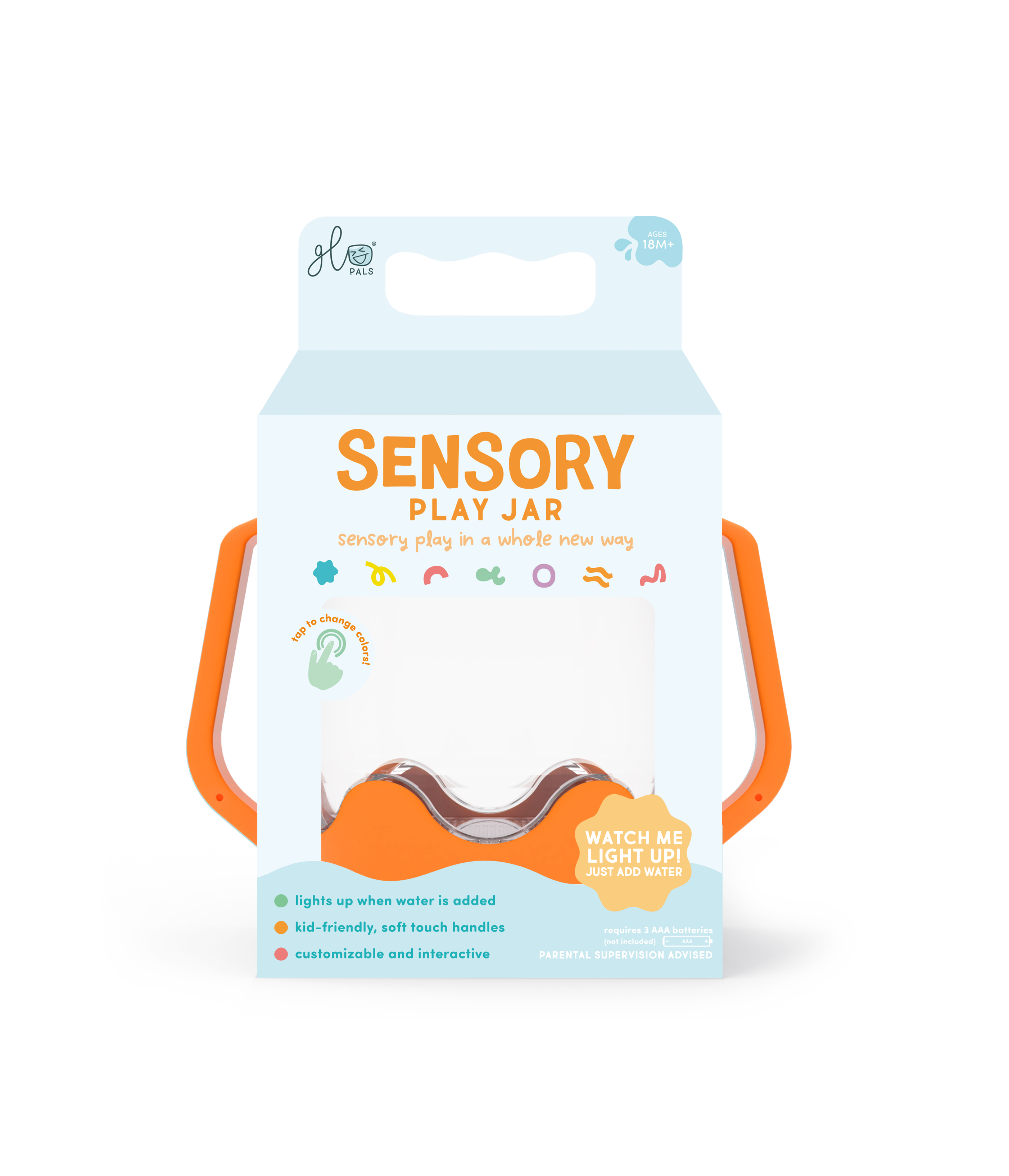 Orange Sensory Play Jar (NEW)