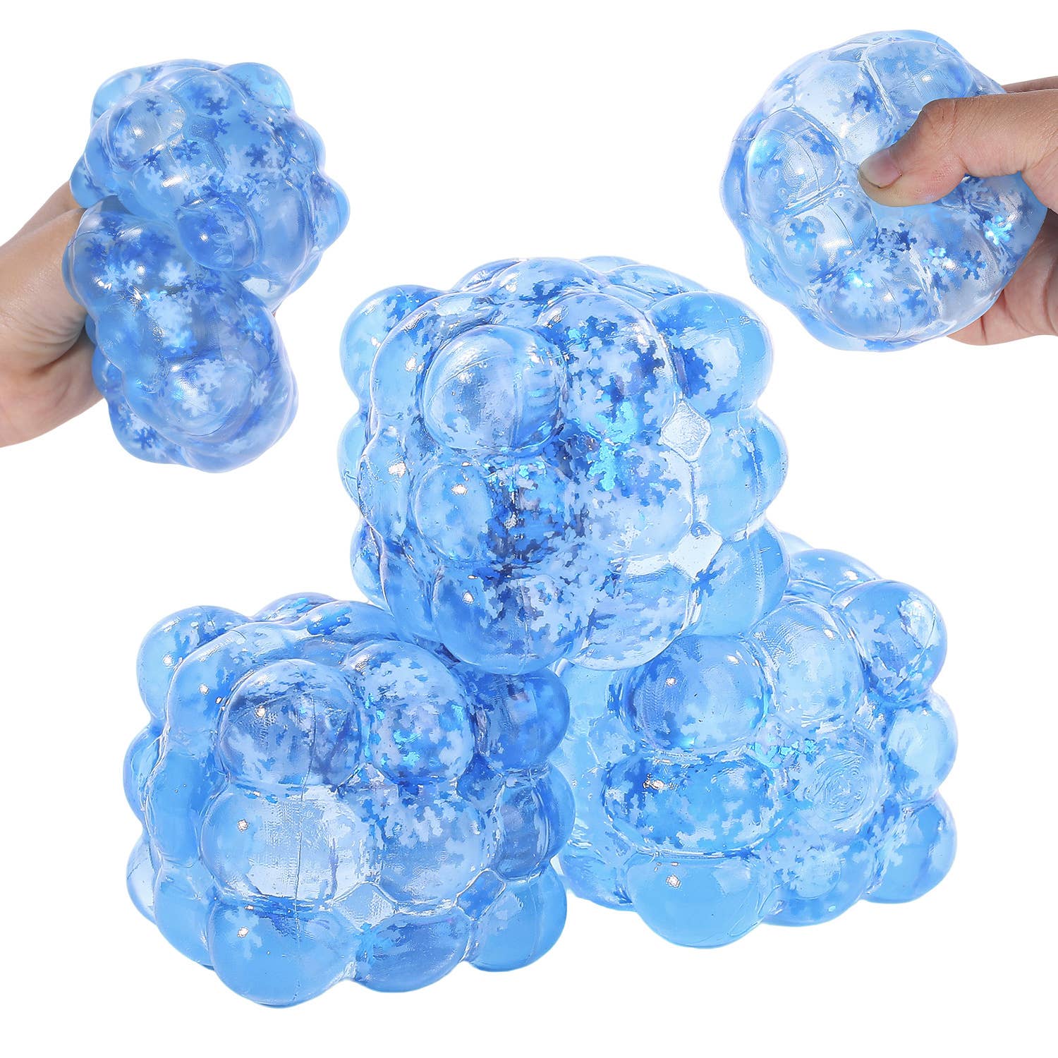 Magic Cube snow flake Squishy Squeeze Toy Fidget Toy