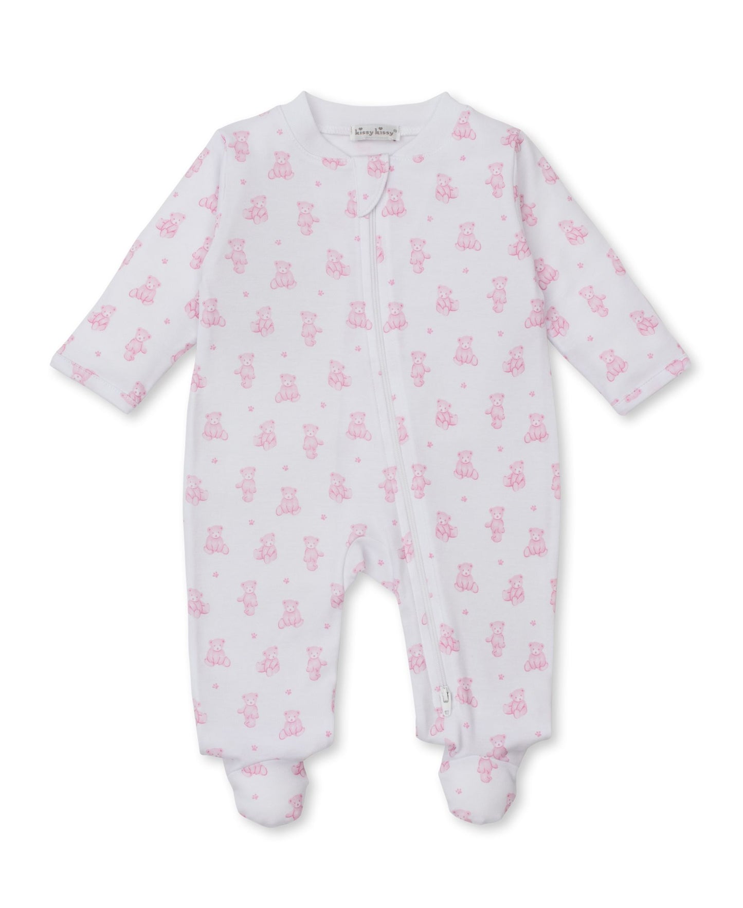 Pink Teddy Footie