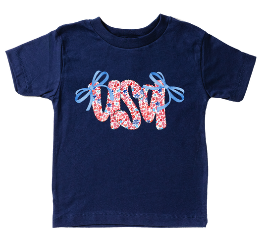 USA Bow | Girls Tee