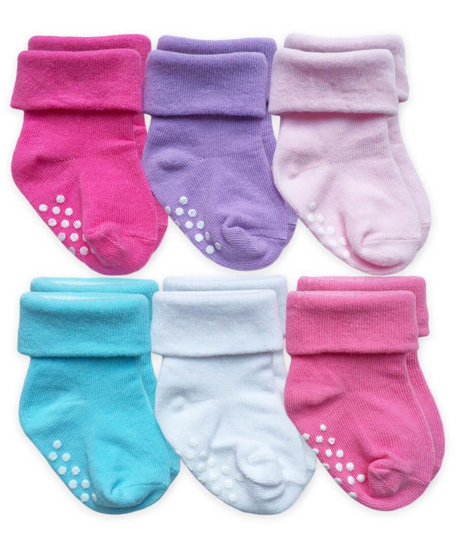 Baby Non-Skid Scoks Pink