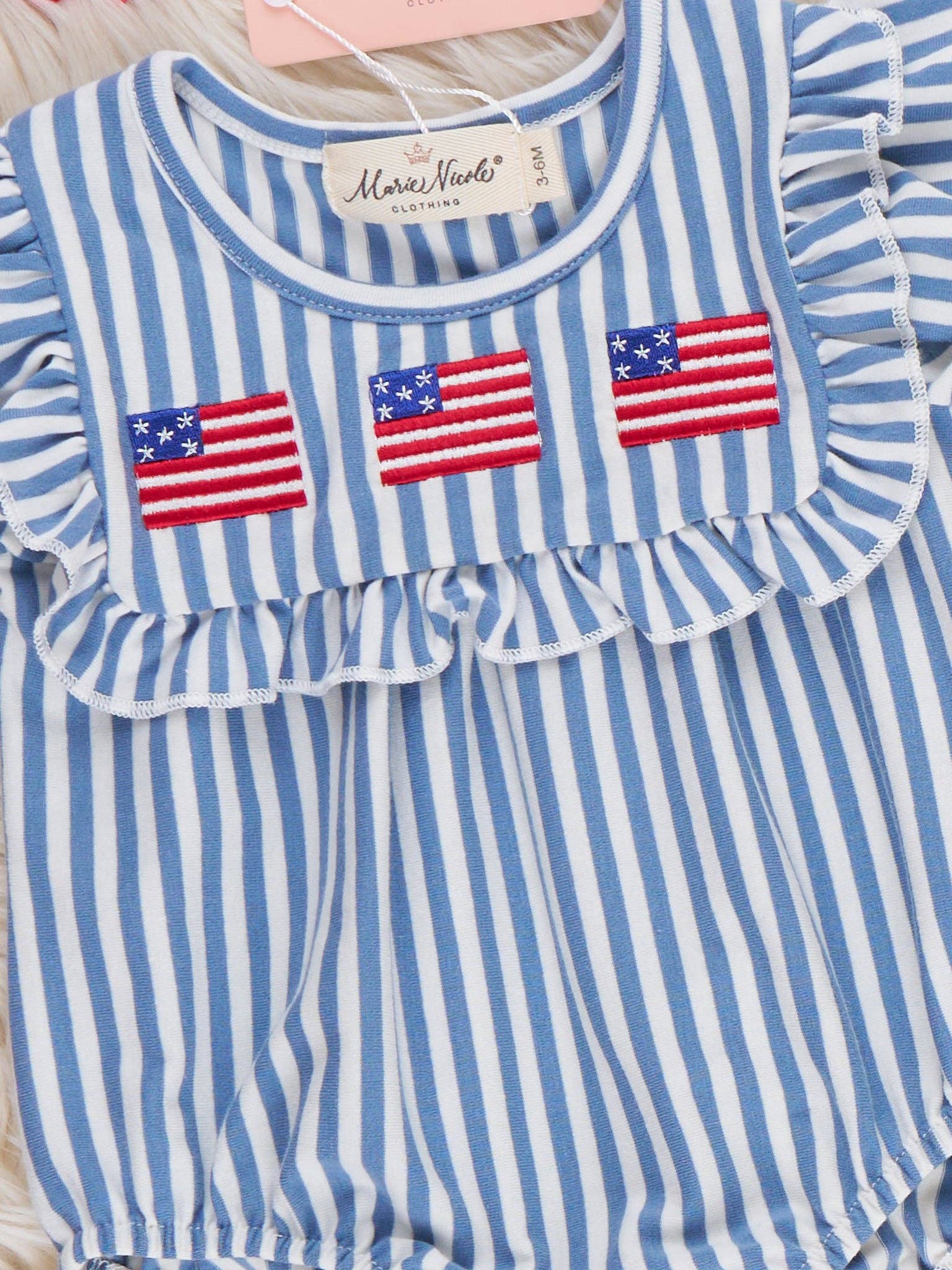 Stripes of Freedom Romper