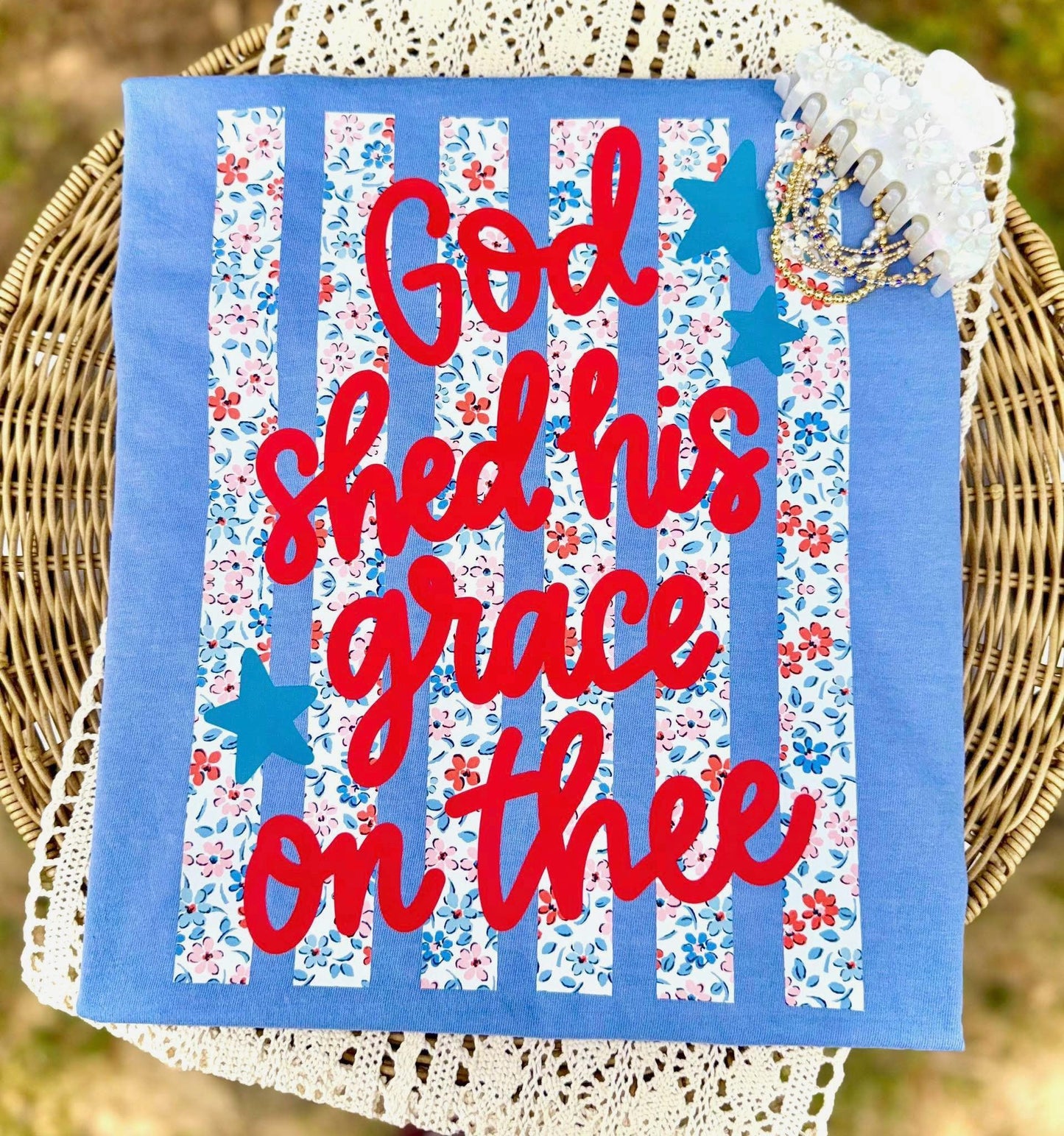 God Shed His Grace Tee