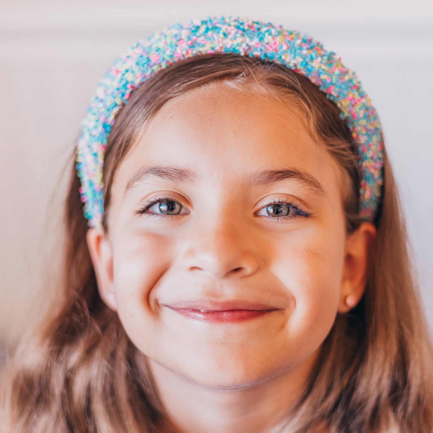 Padded Sprinkles Headband: Hot Pink