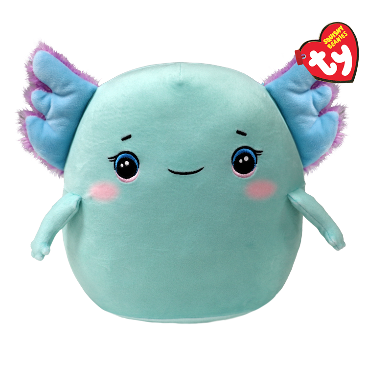 Charlie Blue Axolotl Squishy Beanies