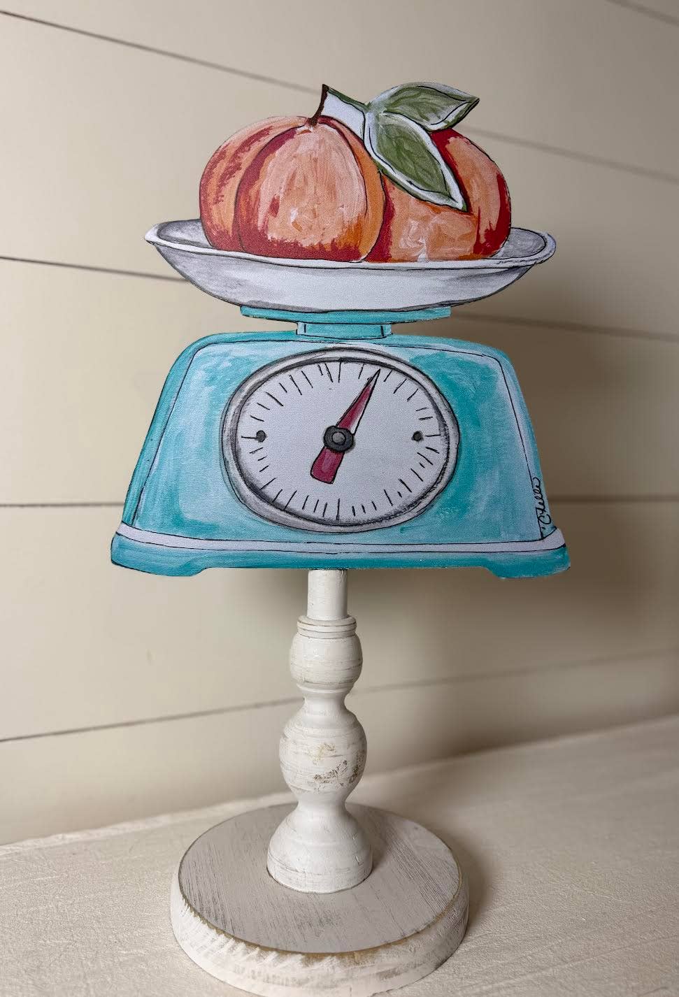 Seasonal & Everyday Topper:  Vintage Peach, Market Scale