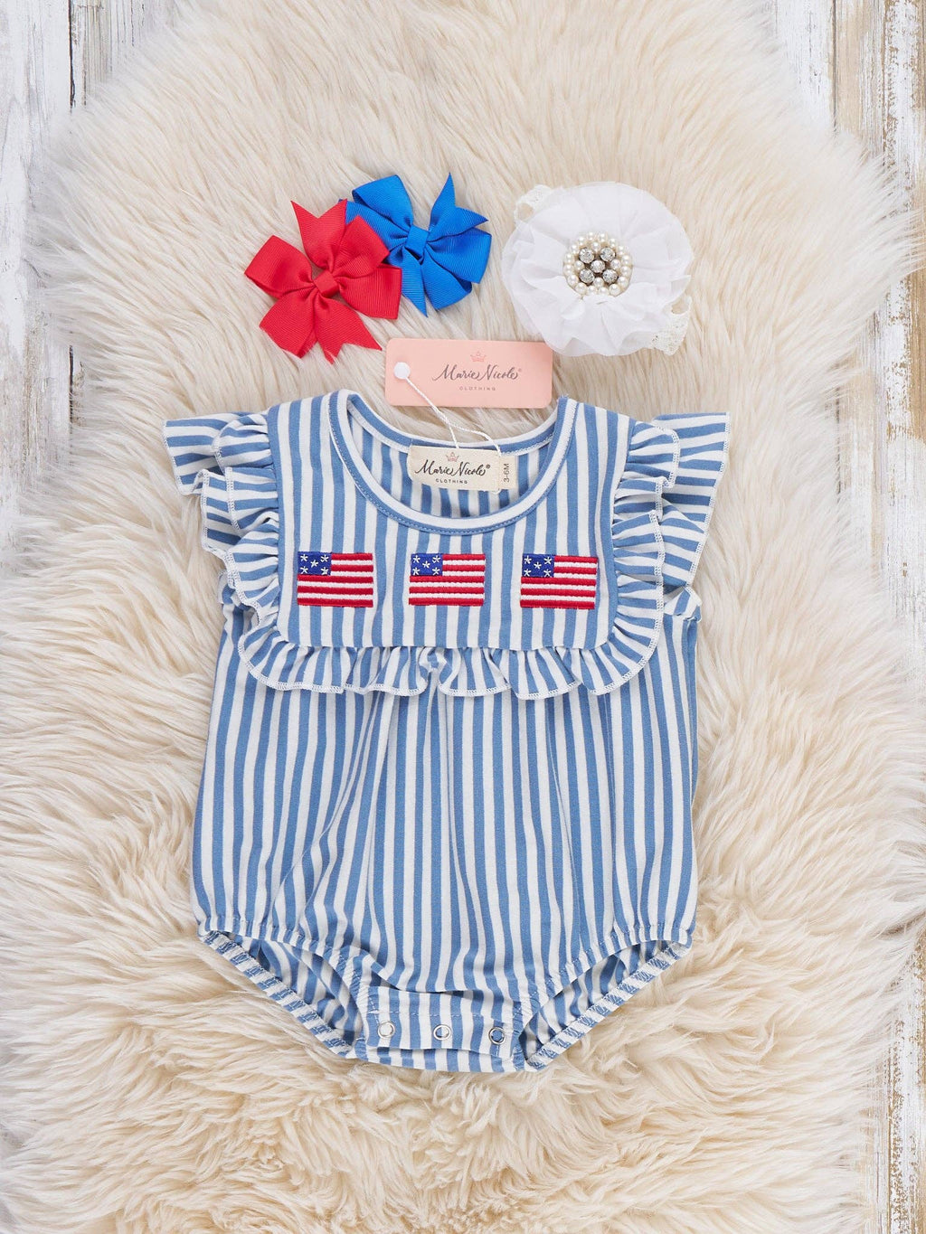 Stripes of Freedom Romper