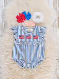 Stripes of Freedom Romper