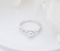 Girls Sterling Silver Freshwater Pearl Baby Ring for Kids