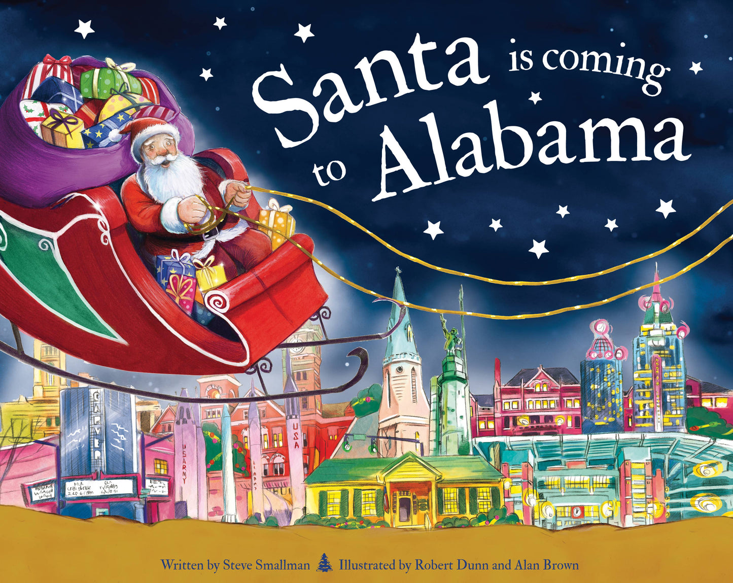 Santa Is Coming to Alabama Hardcover