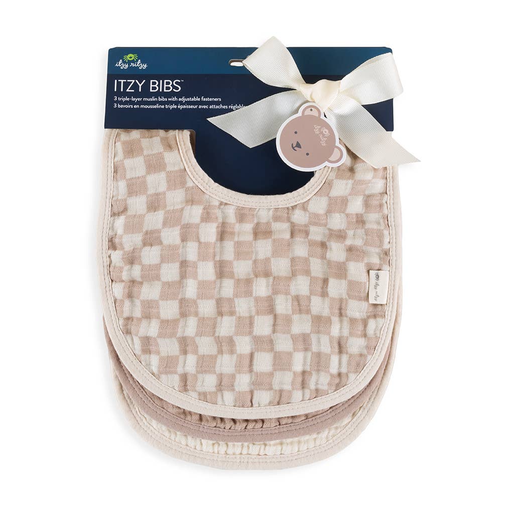 Itzy Bibs™: Strawberries + Cream