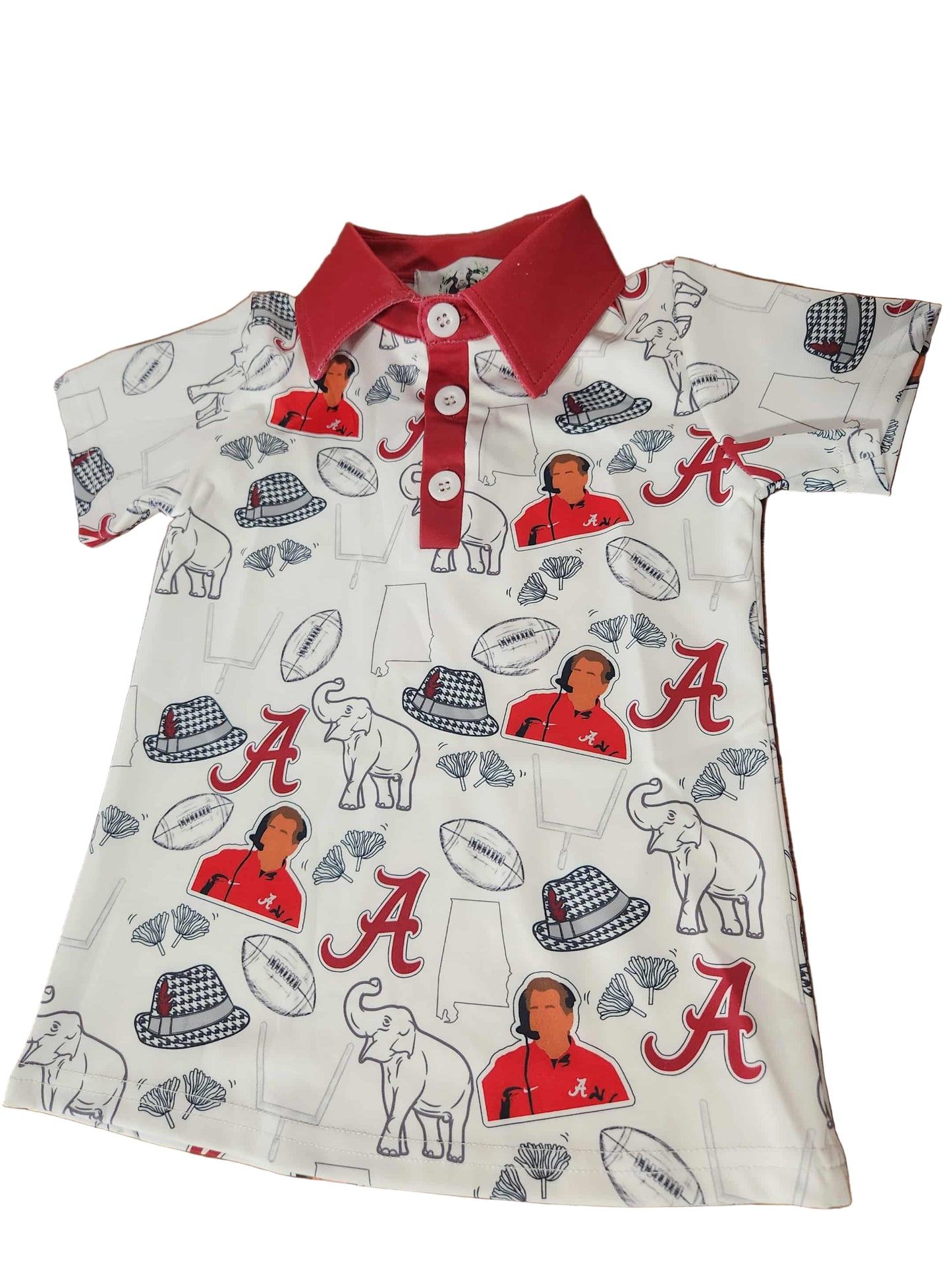 Game Day polo/crimson