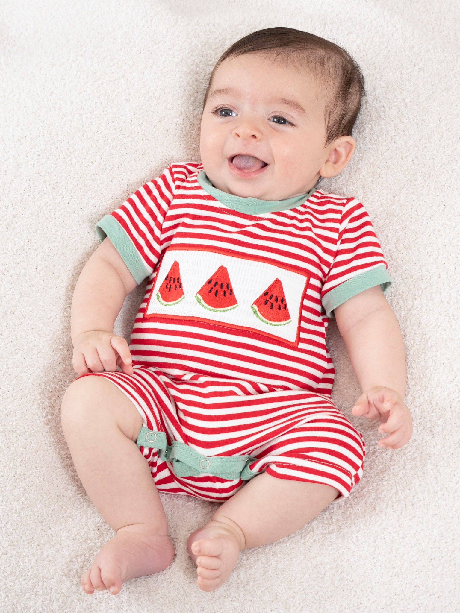 Watermelon Stripes Romper