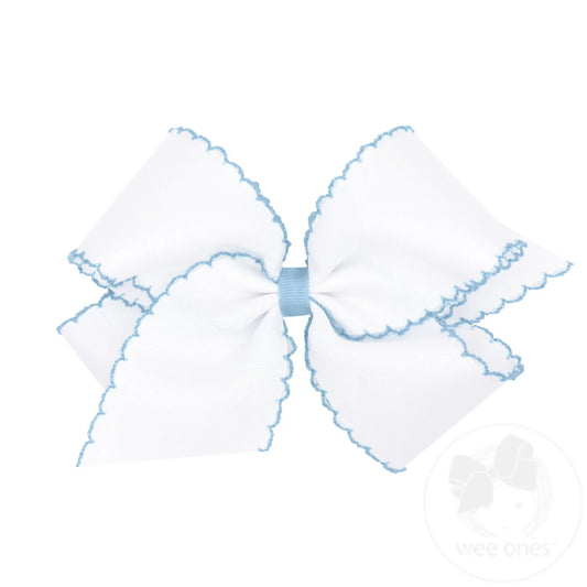 King Moonstitch Bow- WHT/MIB