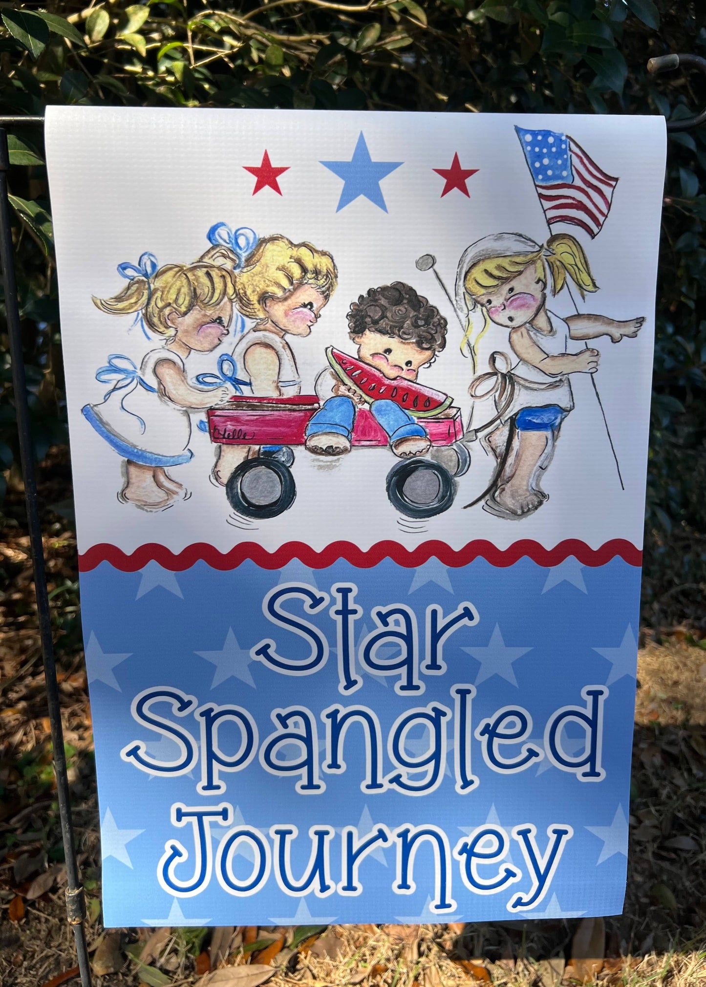 Garden Flag: Star Spangled Journey