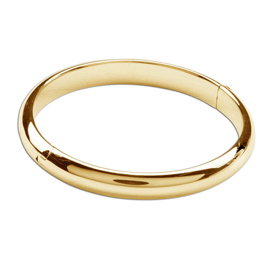Gold Classic Bangle for Baby & Kids: Small 0-12m