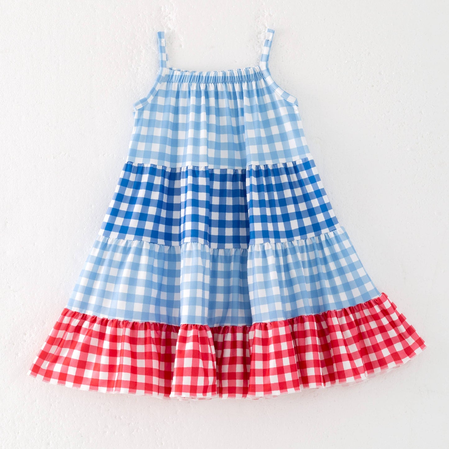 Plaid Patchwork Dress