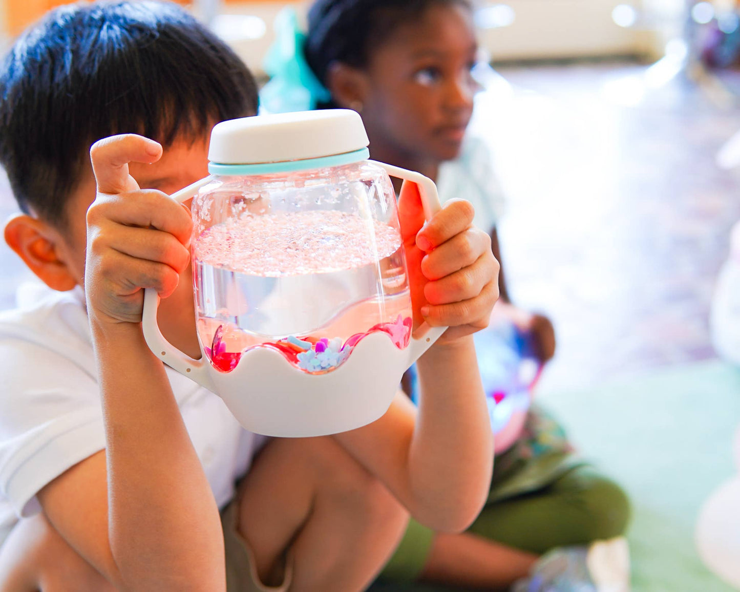 Cloud Grey Sensory Play Jar (NEW)