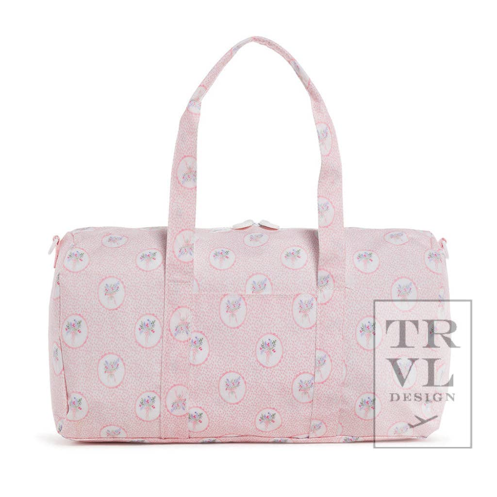 Weekender - Floral Medallion Pink Duffel Bag