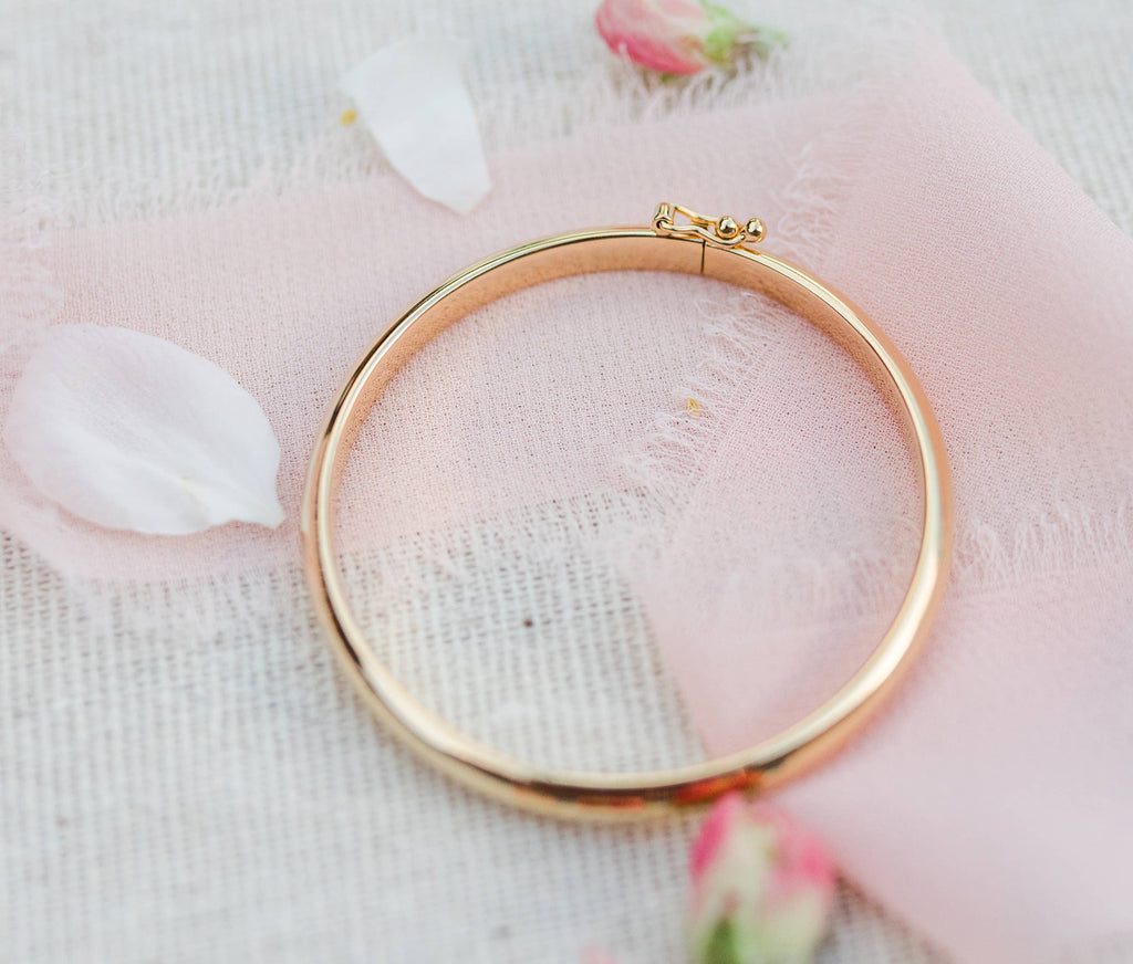 Gold Classic Bangle 6-12 Years