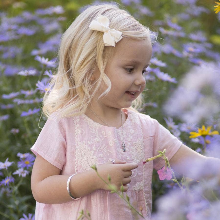 Classic Silver Bangle Bracelets 6-12 Years