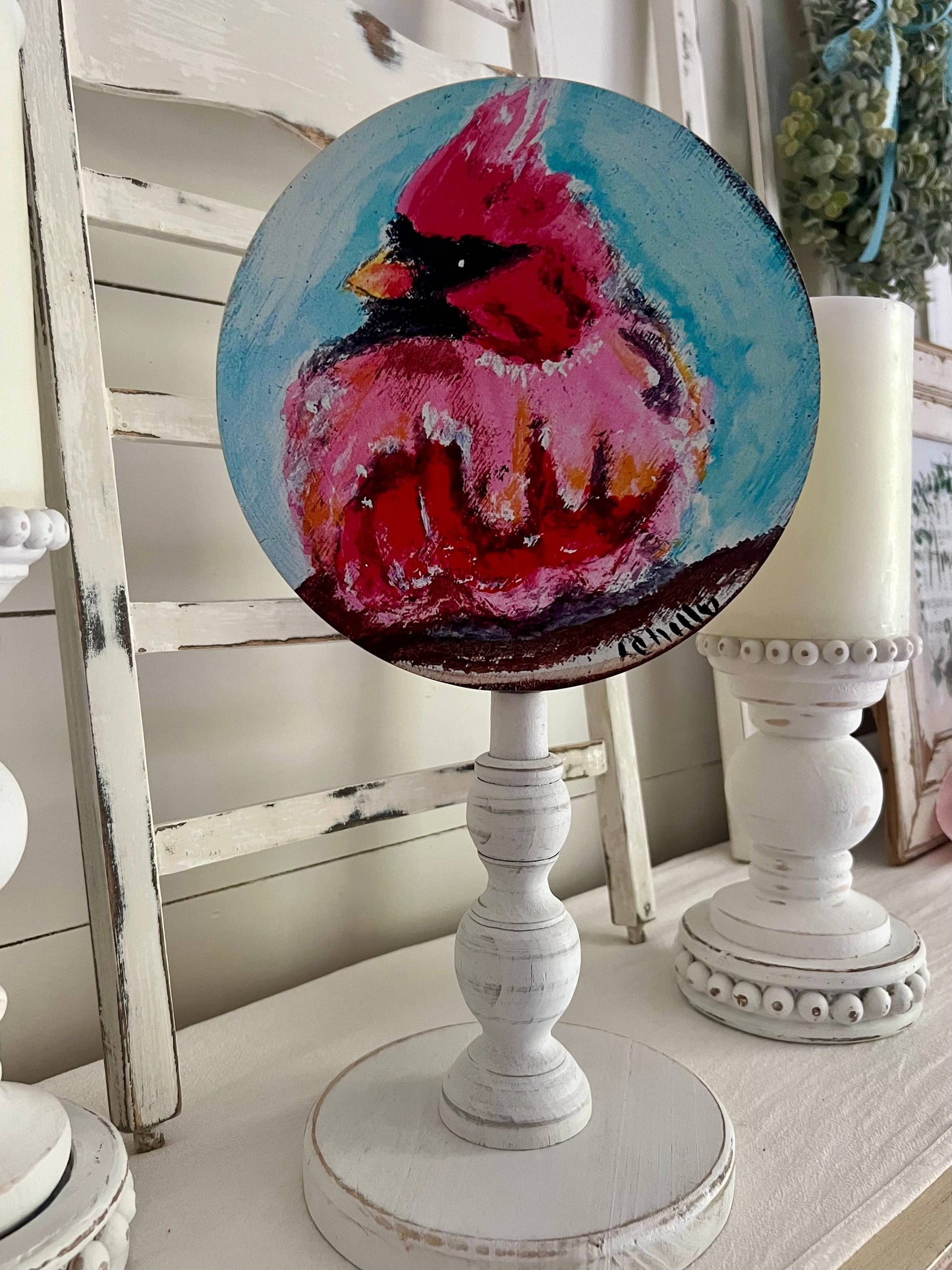 Seasonal & Everyday Toppers: Single Cardinal