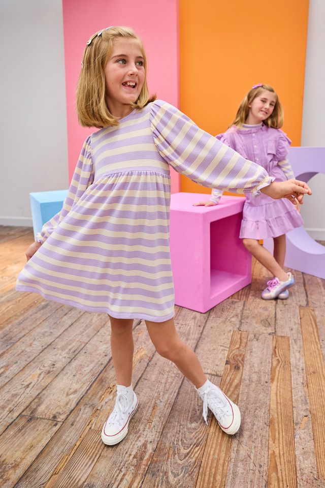 Purple  Rugby Dress