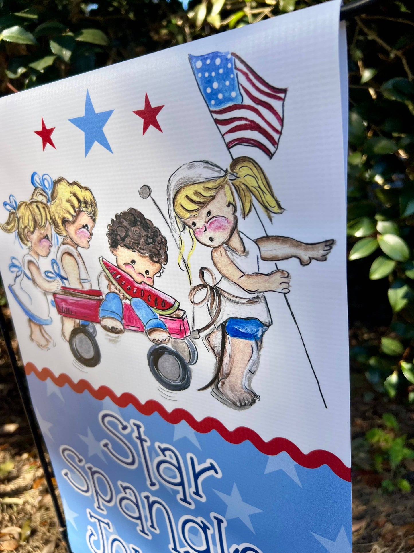 Garden Flag: Star Spangled Journey
