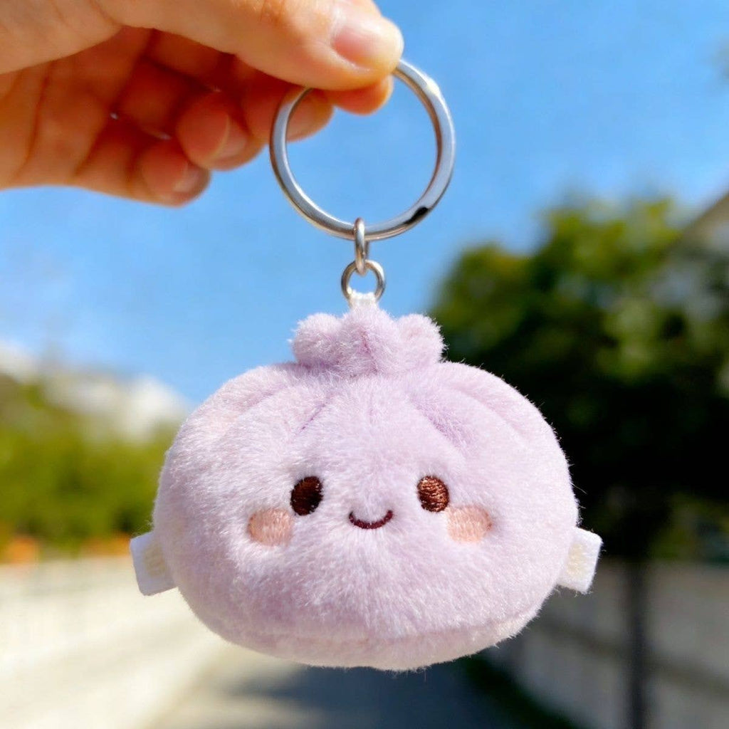 Colorful plush DUMPLINGS Squishy Toy fidget toy keychain: 12pcs set