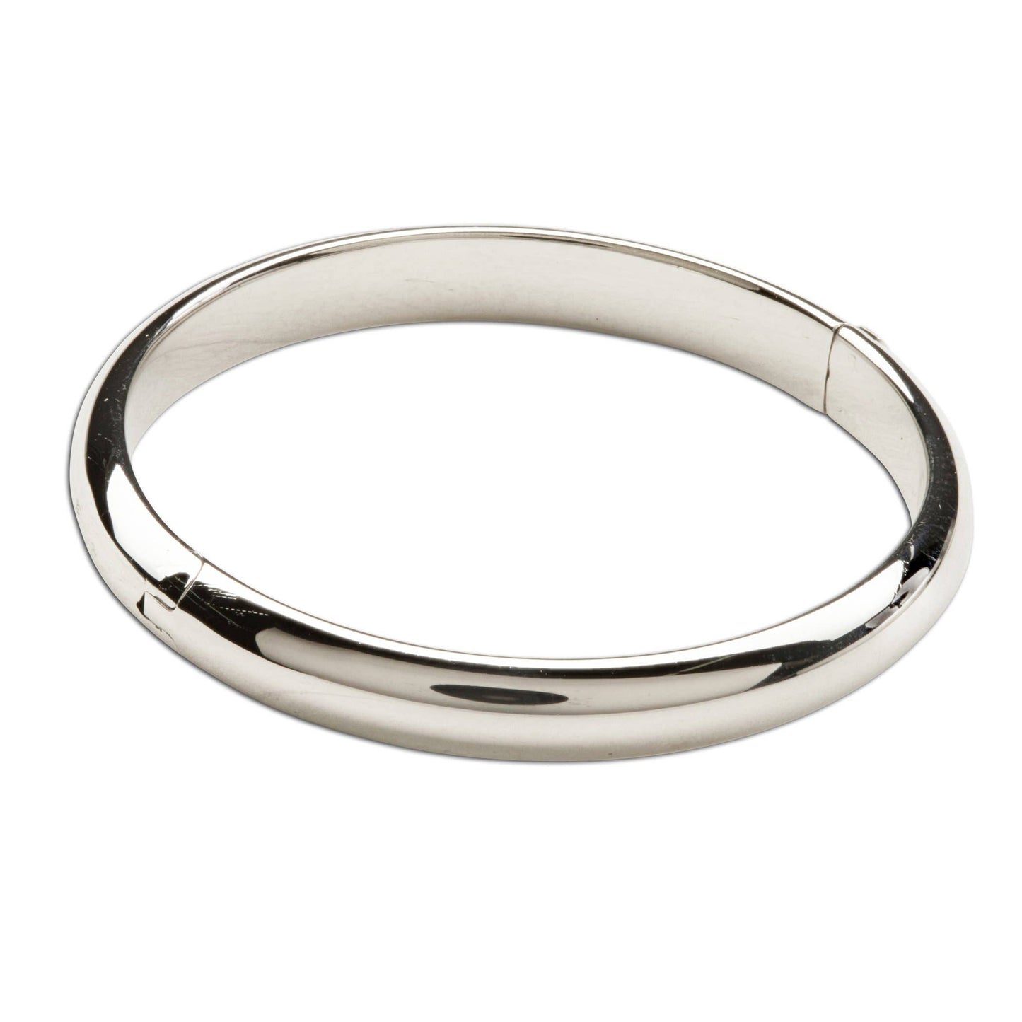 Classic Silver Bangle Bracelets 6-12 Years