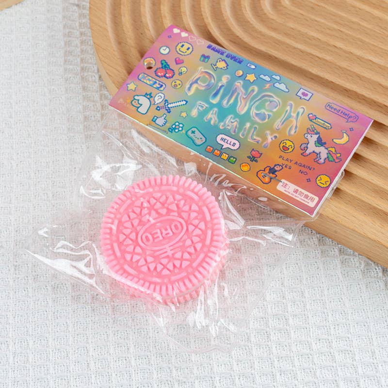 Oreo Squishi Toy Squishy Squeeze Toy Fidget Toy: 1-6.5cm