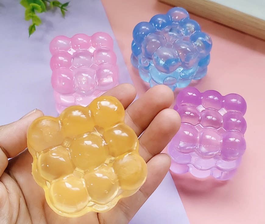 Magic cube candle shape Squishy Squeeze Toy Fidget Toy: Random delivery