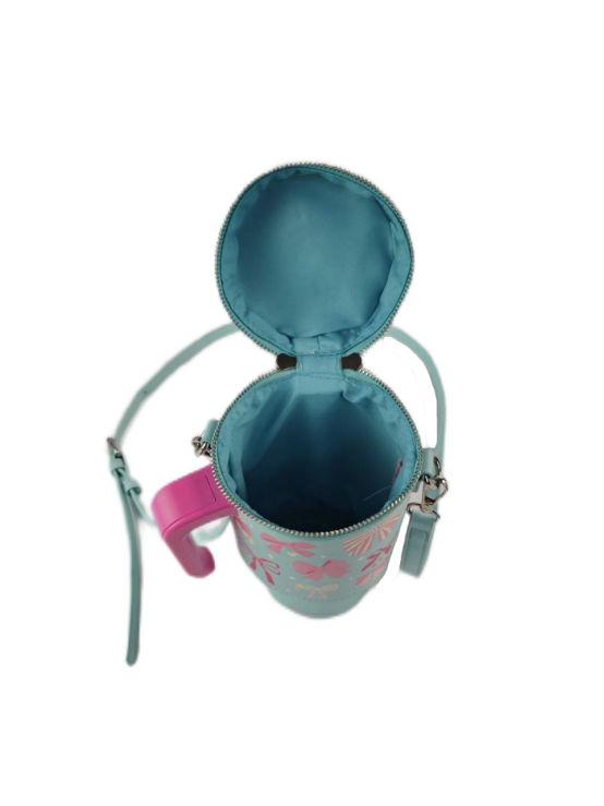 Take A Sip Water Cup-Elegant Bows Tiffany Blue Crossbody