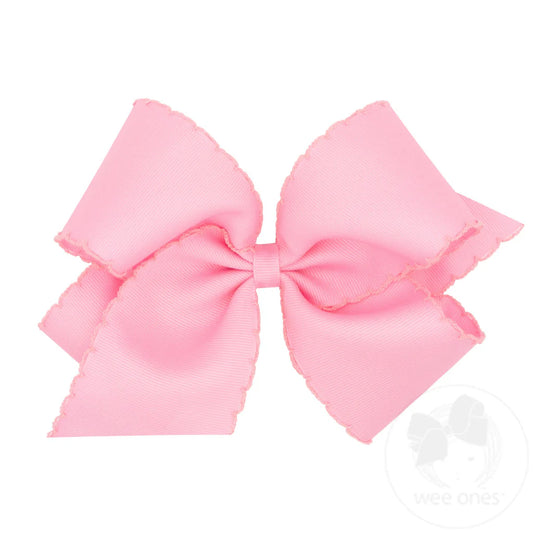 King Moonstitch Bow--Light Pink