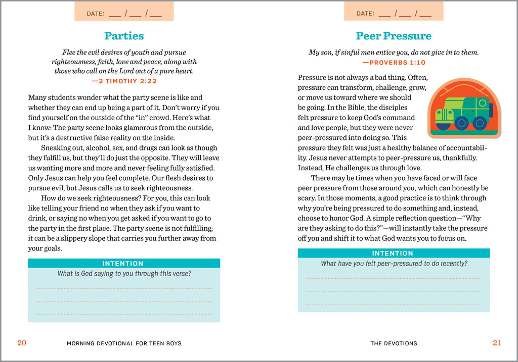 Morning Devotional for Teen Boys